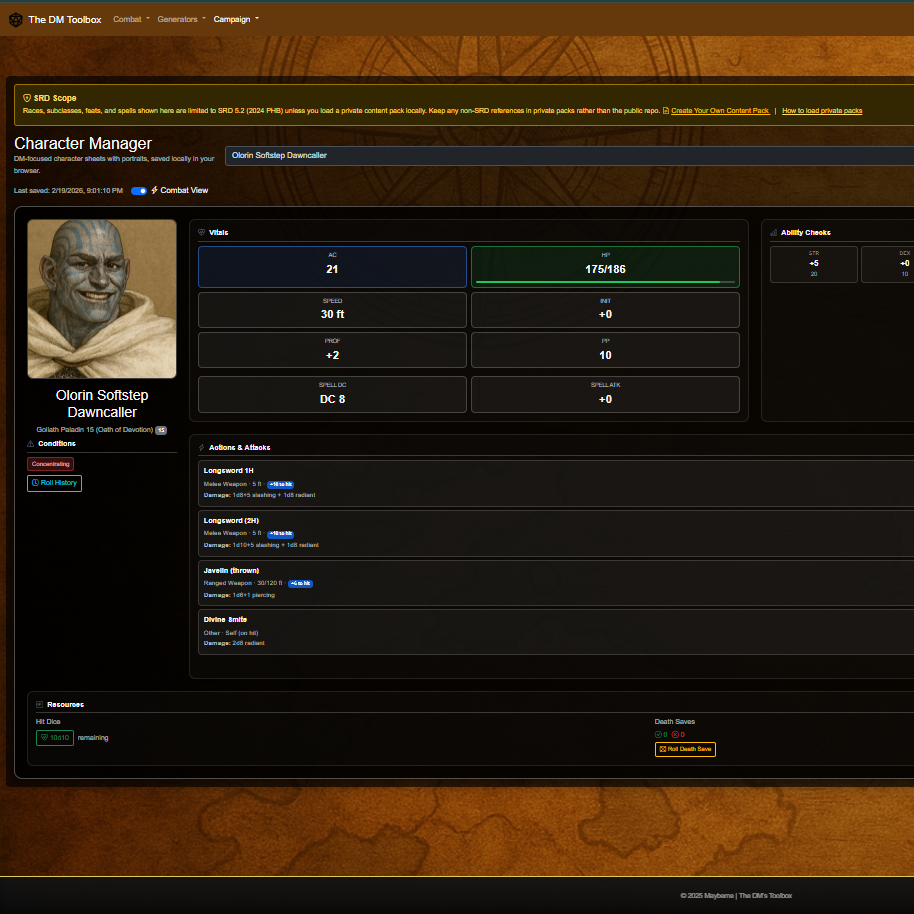 DM's Toolbox Screenshot 3